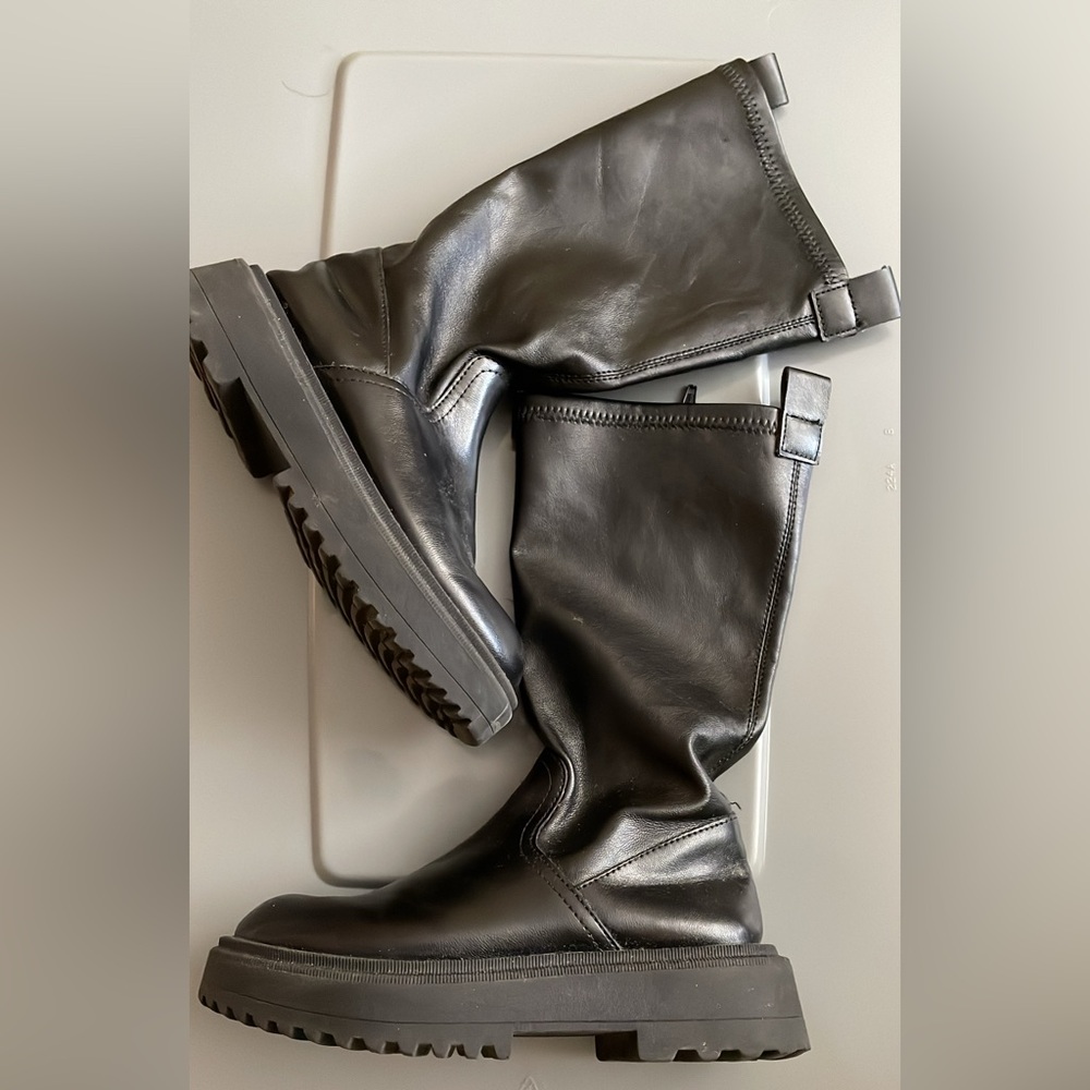 Zara Black Kids Boots